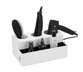 Jack Cube Design Hair Tool Organizer in White