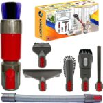 VACEXT Household Cleaning Tool Kit 7 Replacement Attachments for Dyson Cordless Stick Vacuums V7 to Gen5 Models