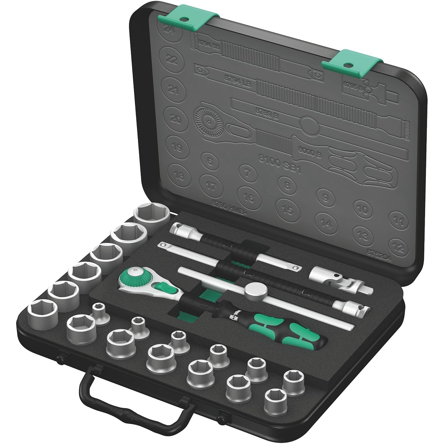 Wera 8100 SB1 3/8" drive socket set, a high-quality German tool option for automotive repair.