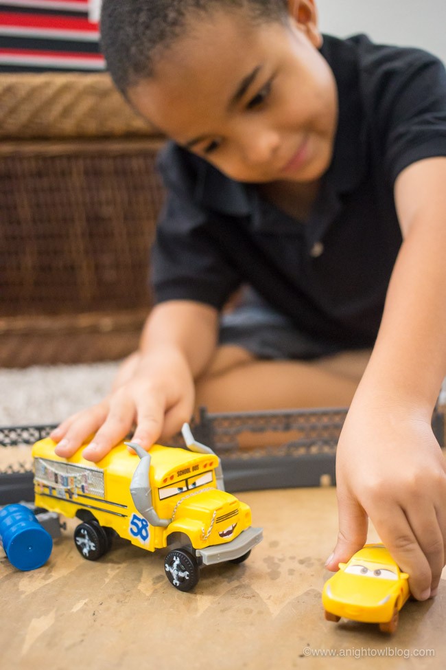 Wooden boxes for DIY Disney Cars tool drawer