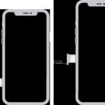 iPhone 12 models showing SIM tray location on the left side