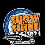 Classic cars on display at a KMS Tools car show