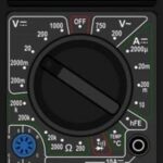 Klein Tools MM300 Multimeter Dial Setting for DC Voltage