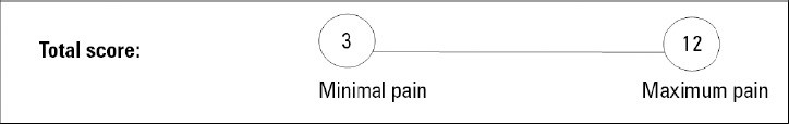 Behavioral Pain Scale Table