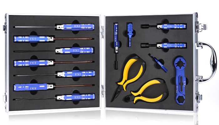 EXI 15 piece tool set open