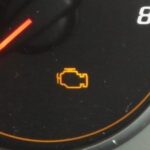 Picture of engine management light on Honda CR-V