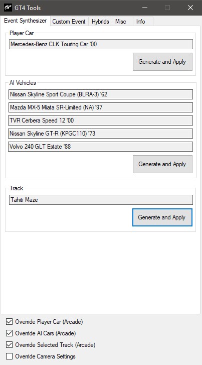 Event Synthesizer Interface